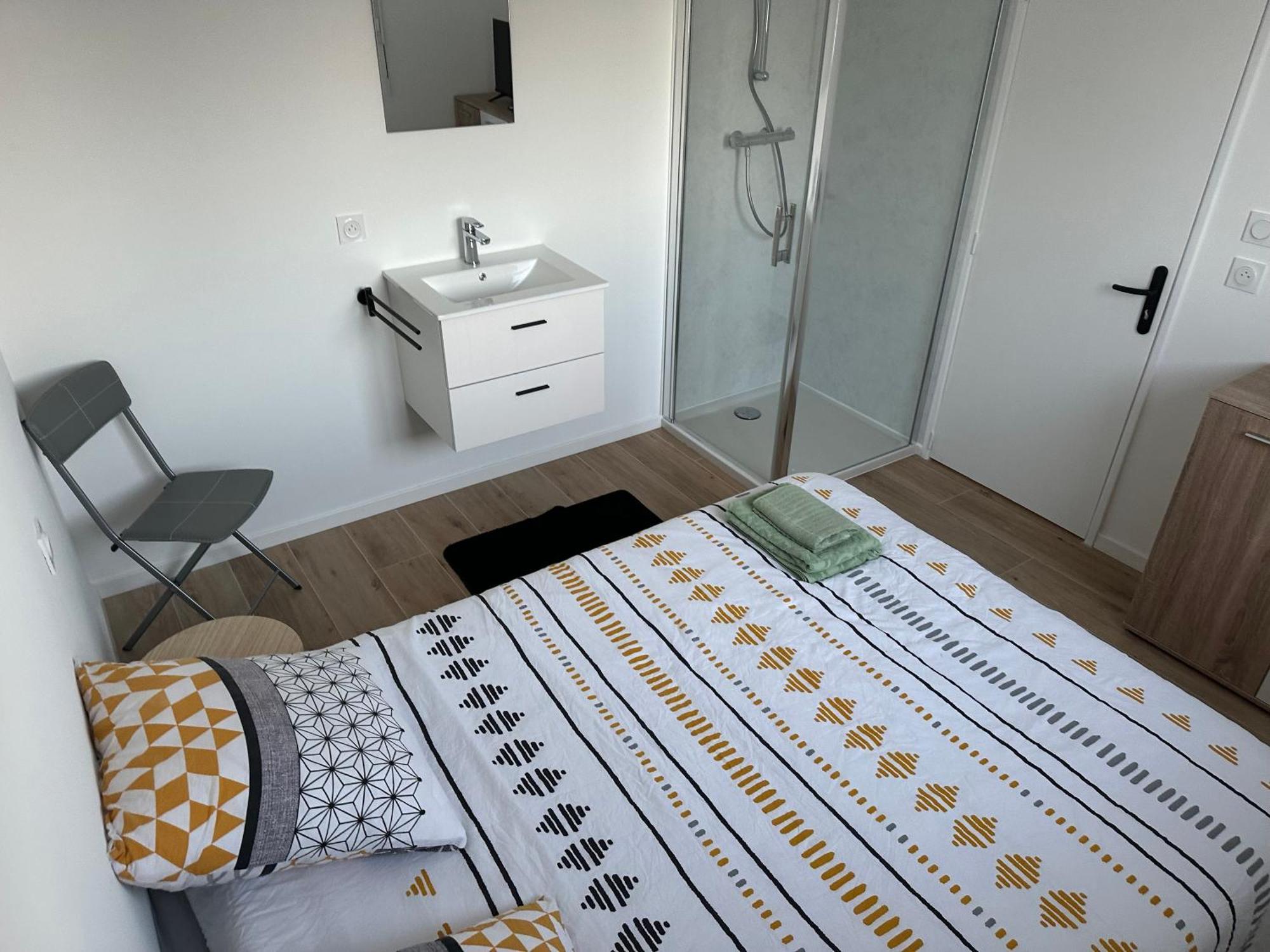 Flat Leilighet Donville-les-Bains Eksteriør bilde